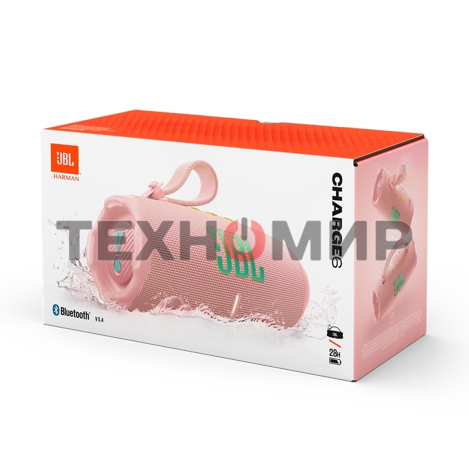 Портативная акустика JBLCHARGE6PINK розовый
