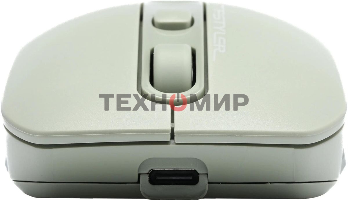 Мышь беспроводная A4Tech Fstyler FB10C зеленый, 2000 dpi, радиоканал, Bluetooth, USB, кнопки - 4