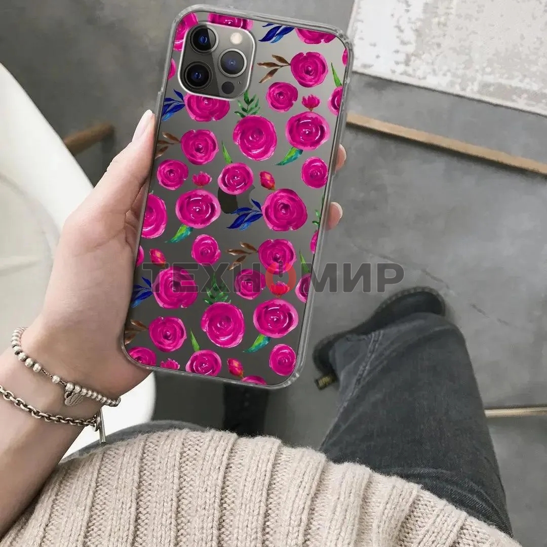 Чехол (клип-кейс) Gresso Air для Apple iPhone 12/12 Pro прозрачный/рисунок gr17aaae9075