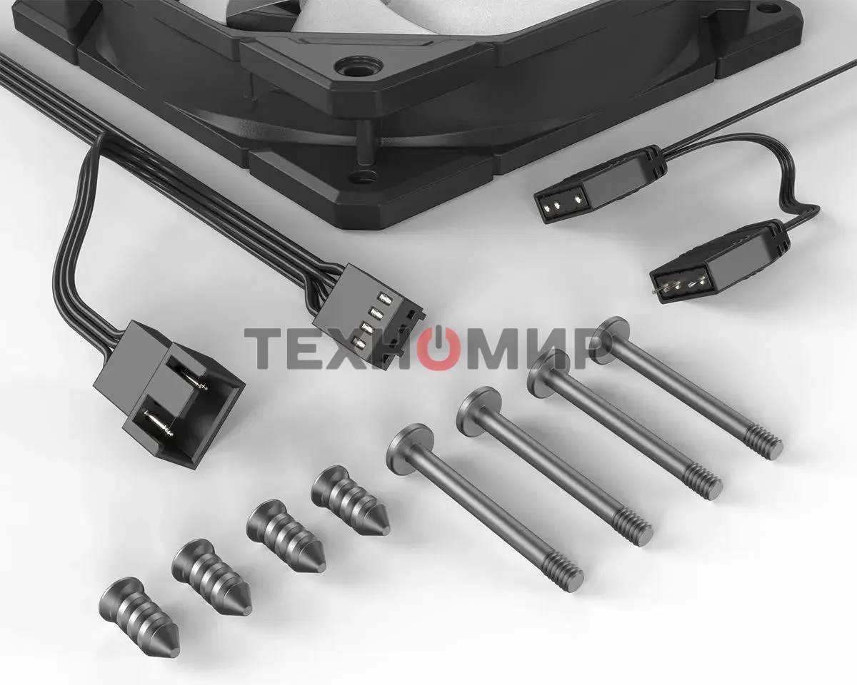 Вентилятор для корпуса ID-COOLING TF-12025-PRO-ARGb TRIO черный 120мм 1800rpm 35.2db 4-pin