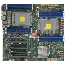 Материнская плата серверная Supermicro MBD-X12DAI-N6, 2xLGA 4189, Intel C621A, 16xDDR4, 8xSATA, 6xPCIe 4.0 x16, 1xPCIe 4.0 x8, 2xM.2, 2x1Gb LAN, 6xUSB 3.2 Gen 1, 2xUSB 3.2 Gen 2, 1xVGA, 1xCOM, 1xTPM, E-ATX
