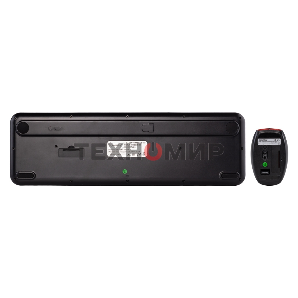 Комплект клавиатура+мышь Smartbuy (SBC-666395AG-K) 666395 черный