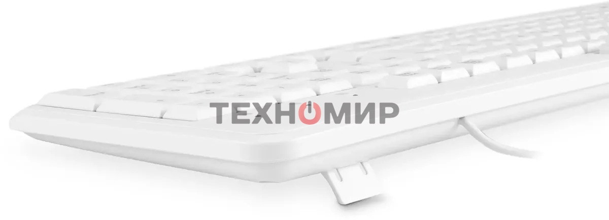 Клавиатура Oklick 305M проводная, USB Type-A, белый