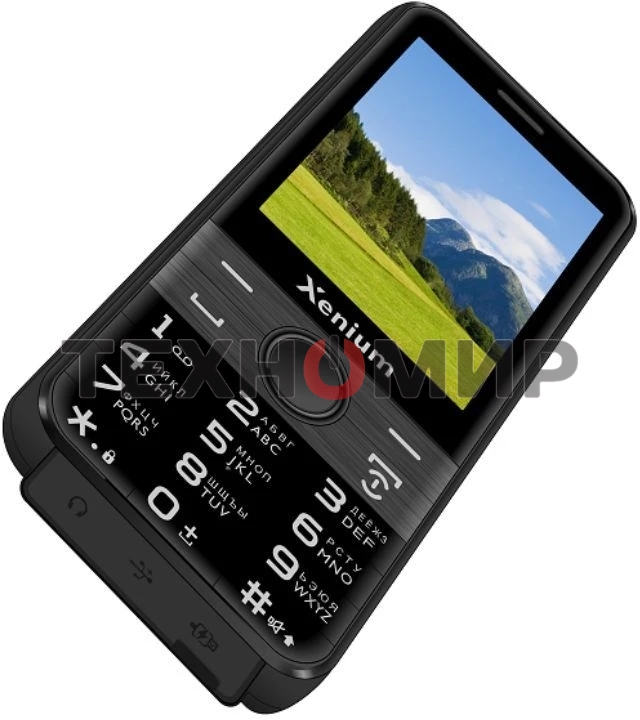 Мобильный телефон Xenium X800 черный моноблок 2Sim 2.8