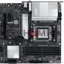 Материнская плата MSI PRO B850M-A WIFI, AM5, AMD B850, 4xDDR5, 4xSATA, 2xM.2, 1xPCIe 5.0 x16, 1xPCIe 4.0 x4, 1xPCIe 3.0 x1, 1xHDMI (v2.1), 1xDP (v1.4), 1x5Gb LAN, Wi-Fi 7, Bluetooth 5.4, 2xUSB-C 10Gbps, 3xUSB-A 10Gbps, 3xUSB-A 5Gbps, 2x3.5 мм, 7.1, mATX