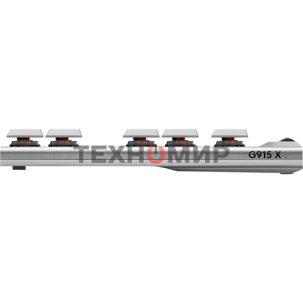 Клавиатура Logitech G915 X гибридная, Bluetooth, радиоканал, белый