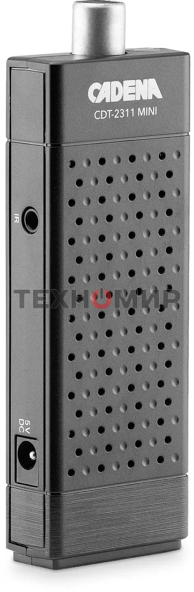 Приставка для цифрового ТВ Cadena CDT-2311 MINI черный, DVB-T2, DVB-T, HDMI, USB 2.0