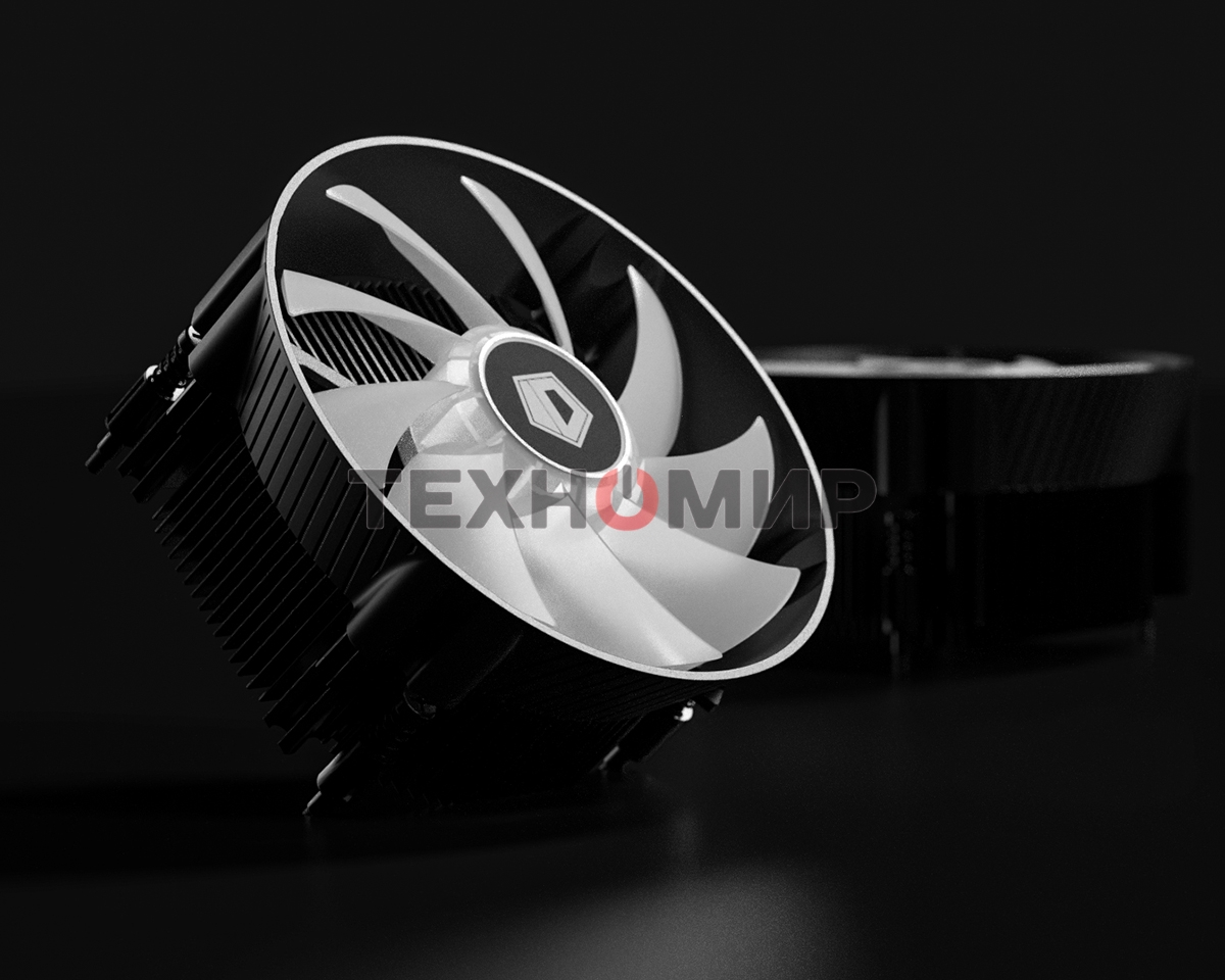 Кулер ID-Cooling DK-07i (Intel) черный 120мм алюминий 1800rpm 26db 4-pin 125W 60мм