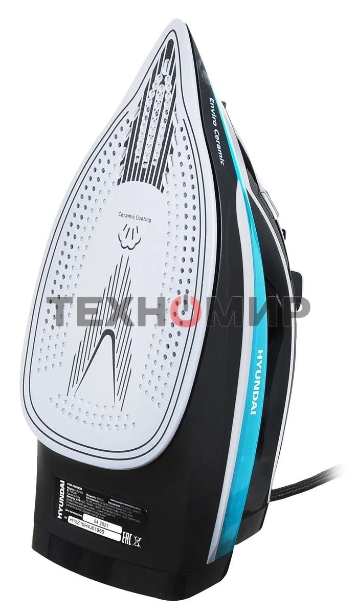 Утюг Hyundai H-SI01336 2800 Вт черный/голубой