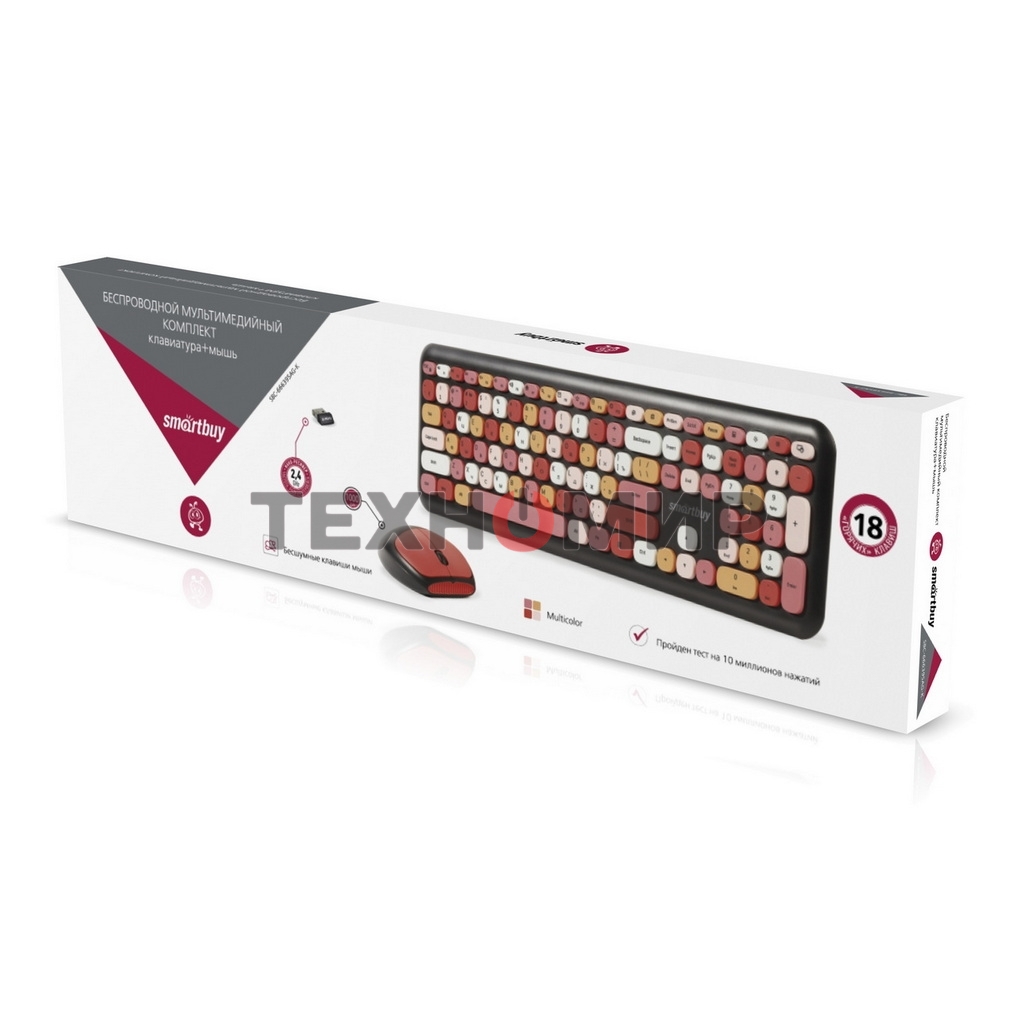 Комплект клавиатура+мышь Smartbuy (SBC-666395AG-K) 666395 черный