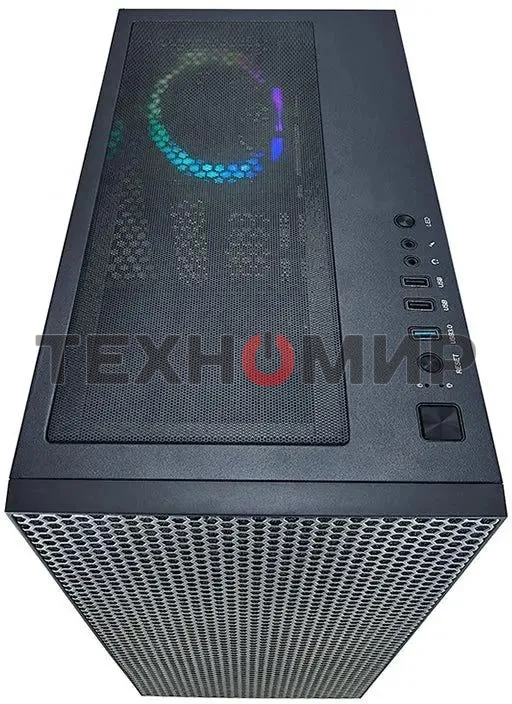 Компьютерный корпус Azza Hive черный без БП ATX 8x120мм 5x140мм 2xUSB 2.0 1xUSB 3.0 audio bott PSU