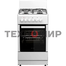 Плита комбинированная Darina 1E КМ241 321 W белый, конфорок 3 газовых и 1 электрическая, духовка 50 л, 50 см x 85 см x 60 см