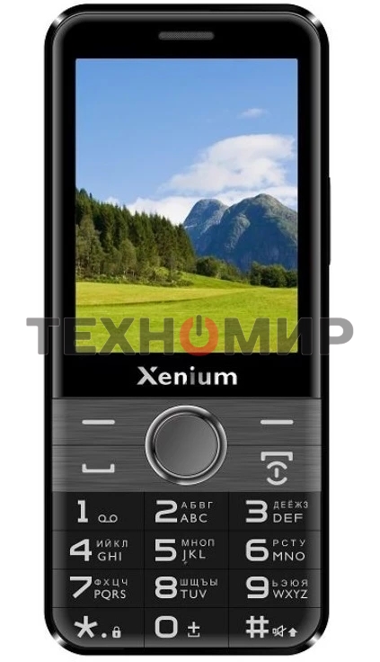 Мобильный телефон Xenium X800 черный моноблок 2Sim 2.8