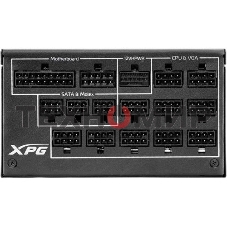 Блок питания ADATA XPG CYBERCORE II 1000W (CYBERCOREII1000P-BKCEU), 1000Вт, 80 PLUS Platinum, 120мм, модульный, черный