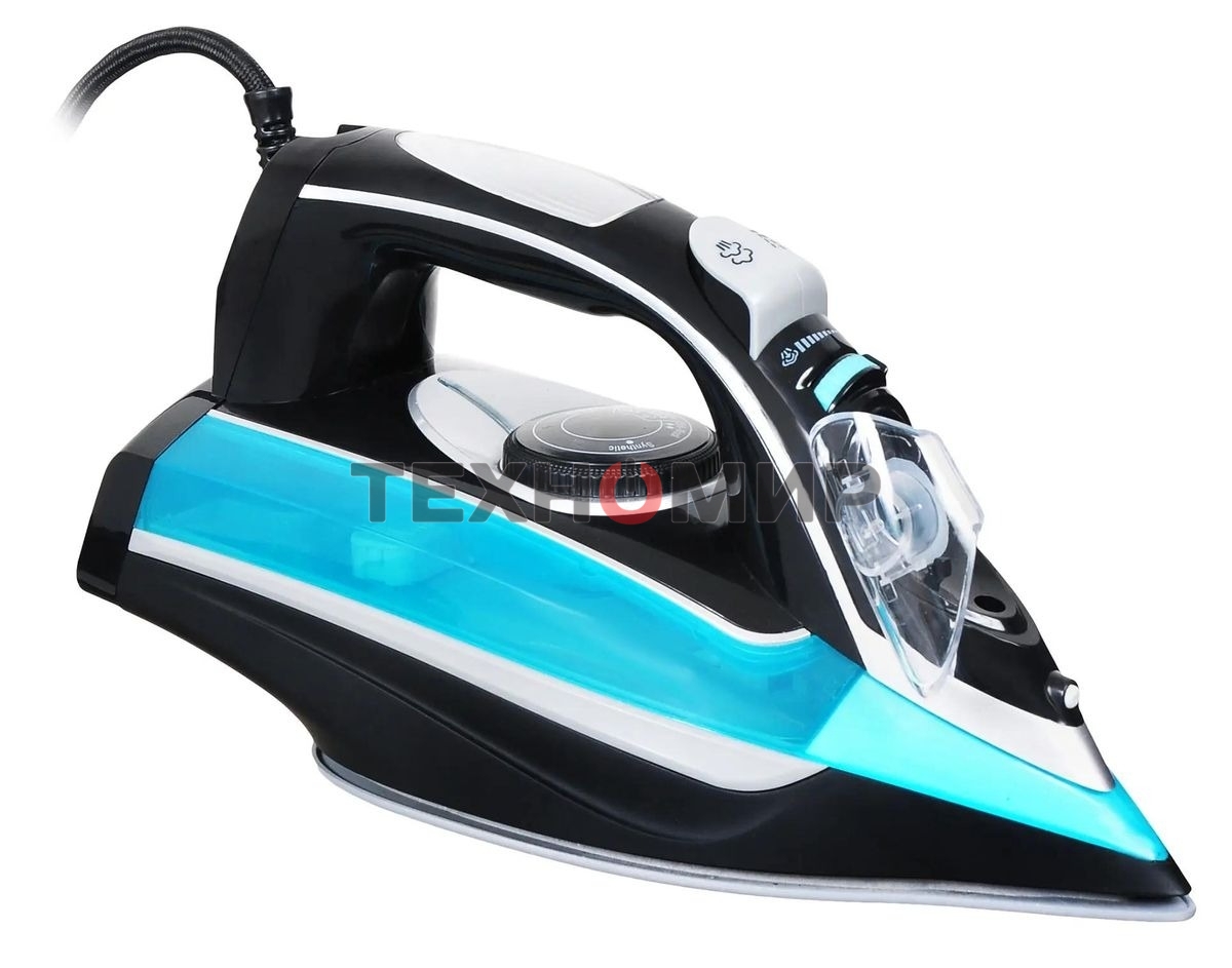 Утюг Hyundai H-SI01336 2800 Вт черный/голубой