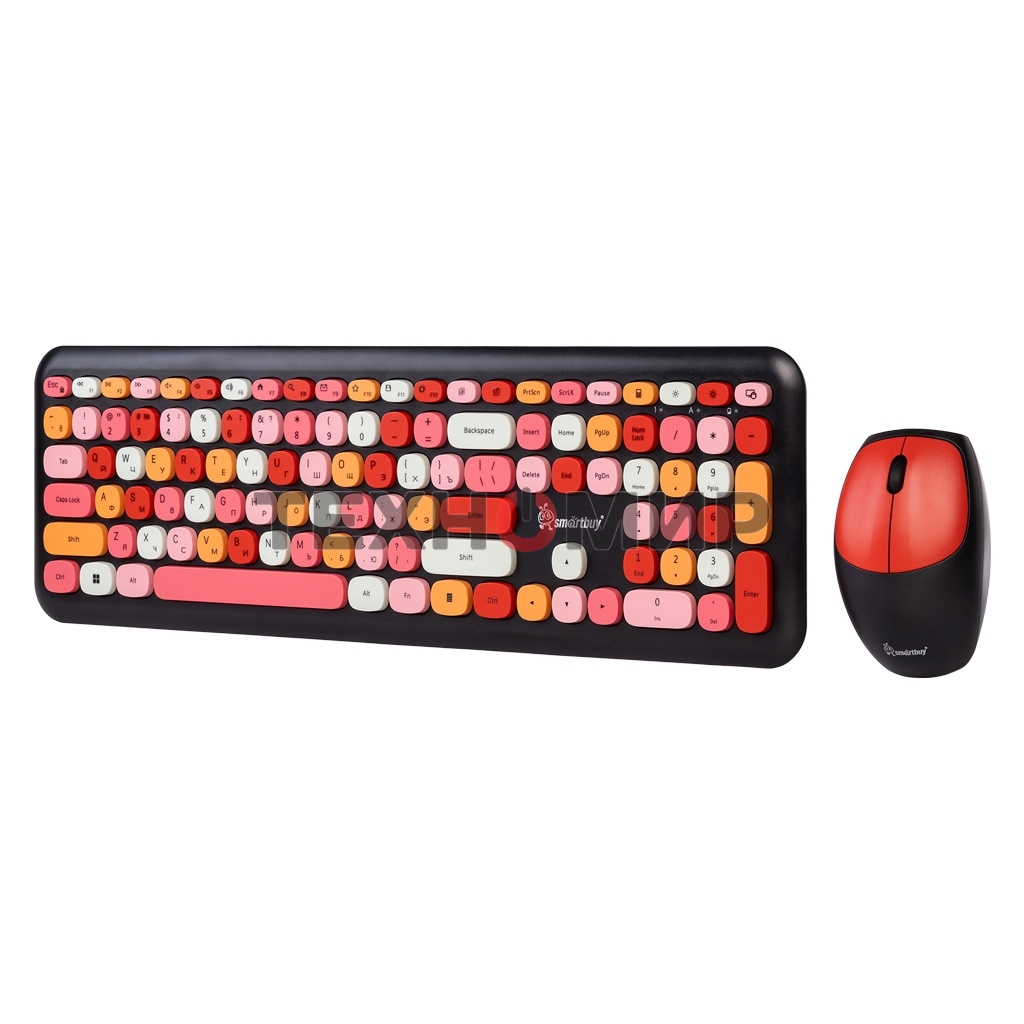 Комплект клавиатура+мышь Smartbuy (SBC-666395AG-K) 666395 черный