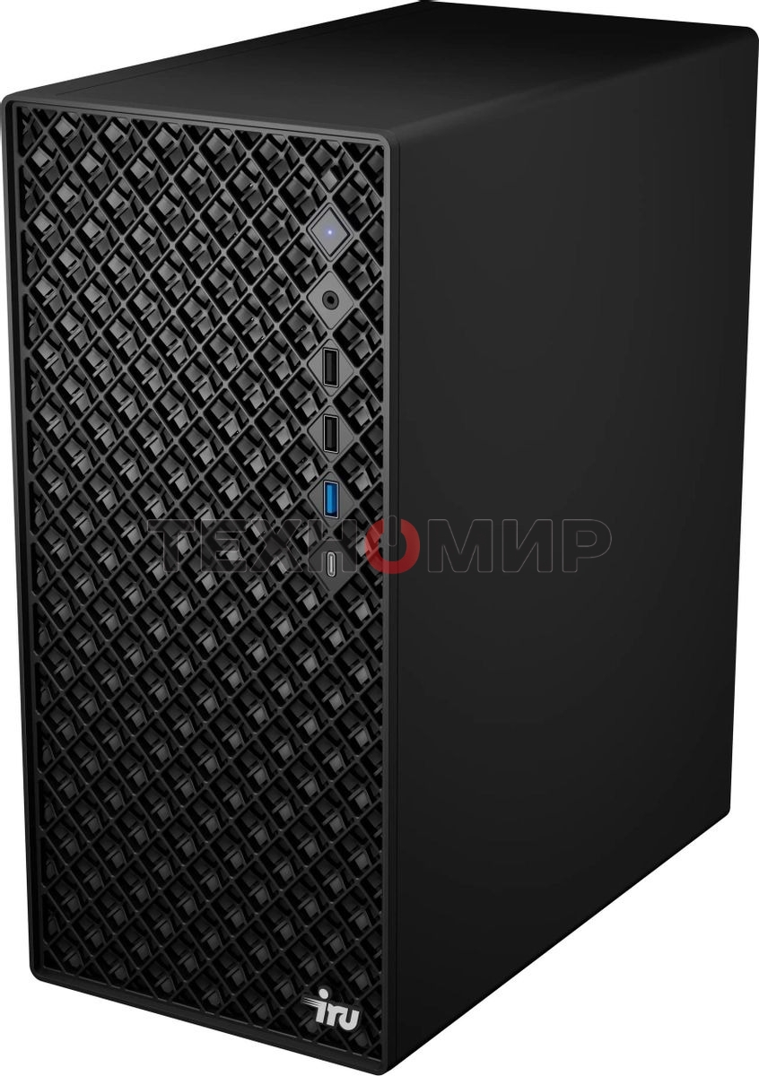Компьютер IRU Tactio 520B6SB MT Ryzen 5 8600G (4.3) 16Gb SSD 512Gb RGr FreeDOS 2.5xGbitEth 450W черный (RUS) (2116631)