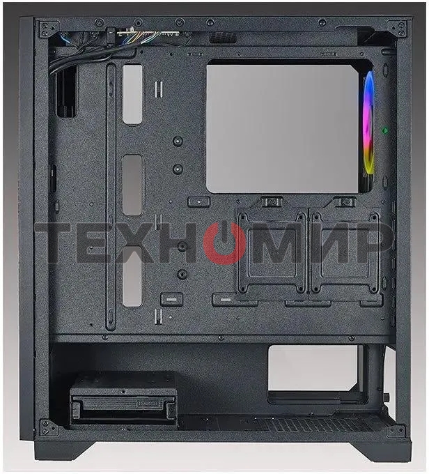 Компьютерный корпус Azza Hive черный без БП ATX 8x120мм 5x140мм 2xUSB 2.0 1xUSB 3.0 audio bott PSU