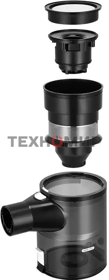 Пылесос Kitfort КТ-5393 250Вт черный/серебристый