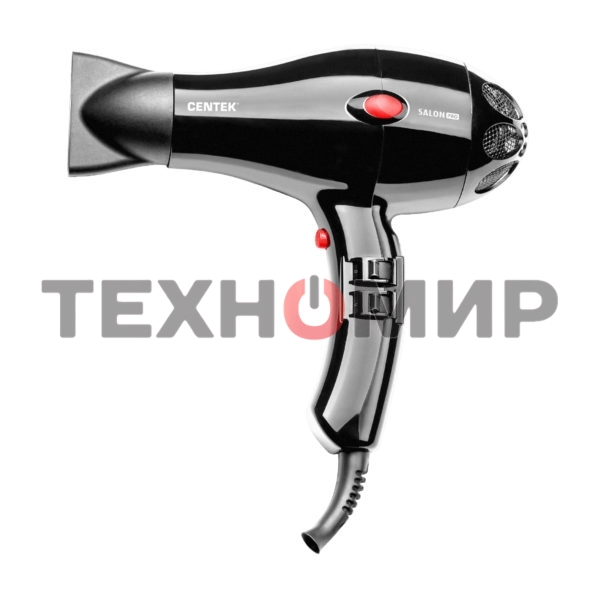 Фен Centek CT-2221 Professional черный, 2200 Вт