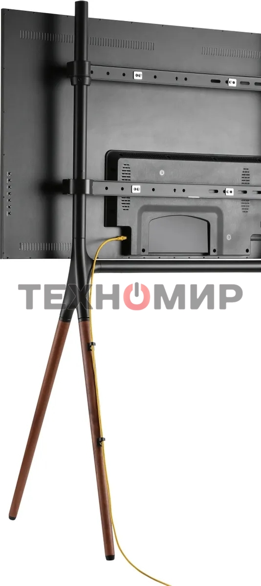 Подставка для телевизора Cactus CS-ST1247BKWN черный/орех, 49