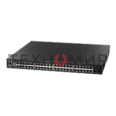 Коммутатор Edge-corE 48 x GE + 2 x 10G SFP+ ports + 1 x expansion slot (for dual 10G SFP+ ports) L3 Stackable Switch, w/1 x RJ45 console port, 1 x USB type A storage port, RPU connector, Stack up to 4 units Edge-corE ECS4620-52T