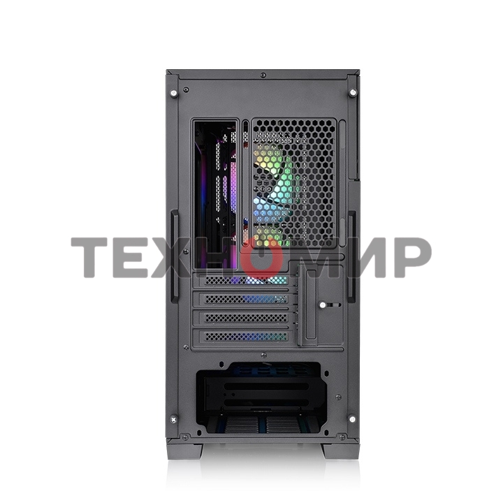 Компьютерный корпус Thermaltake Divider 170 TG ARGb/Black CA-1S4-00S1WN-00/Win/SPCC/Tempered Glass*1/120мм ARGb PWM Fan*2