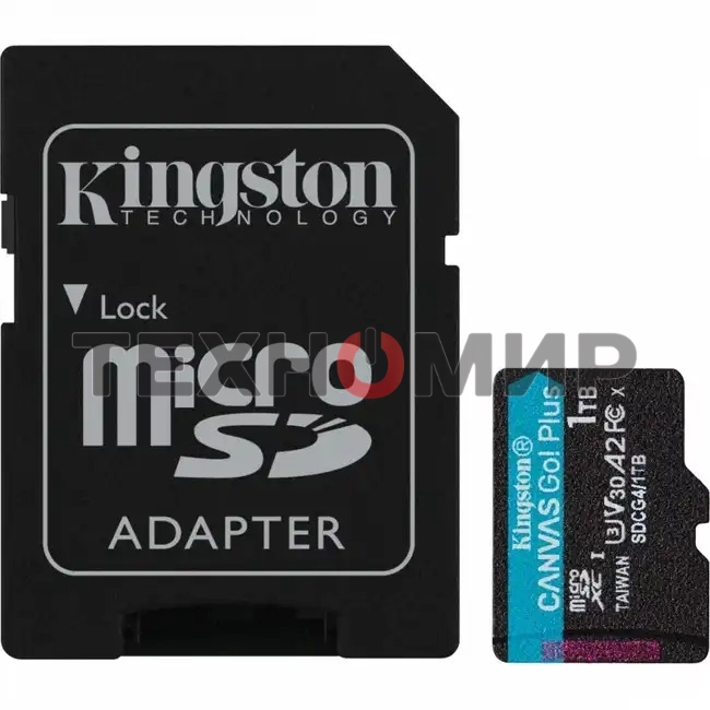Флеш карта microSDXC 1Tb Kingston SDCG4/1Tb Canvas Go! Plus + adapter