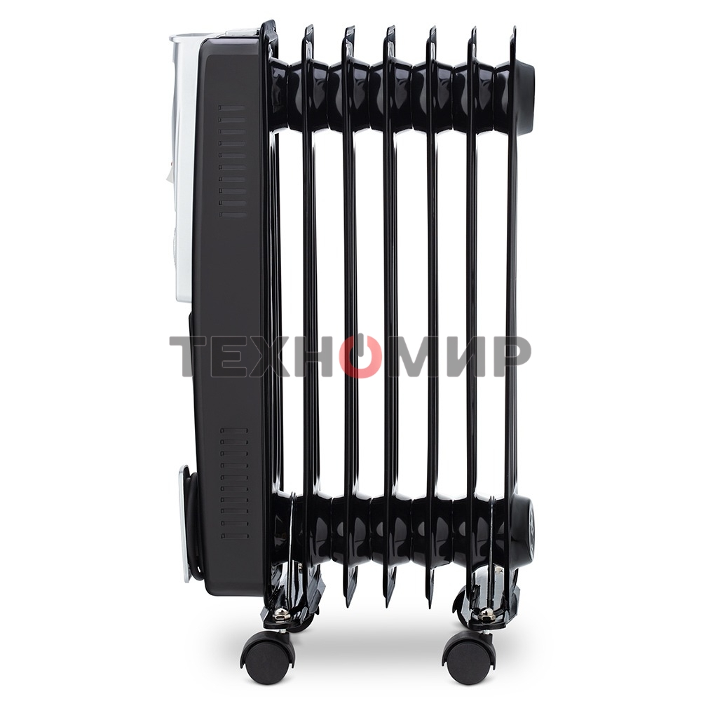 Масляный обогреватель Vitek VT-1717 черный, 1500Вт, 15м2, термостат