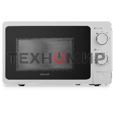 Микроволновая печь Hyundai HYM-M2009 белый, 20 л, 700 Вт, переключатели - поворотный механизм