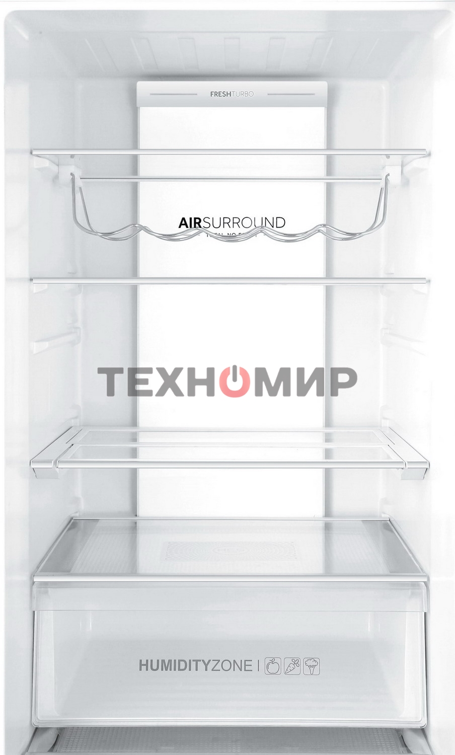 Холодильник Haier C4F740CBXGU1 черный двухкамерный 286/115л морозилка снизу, No Frost