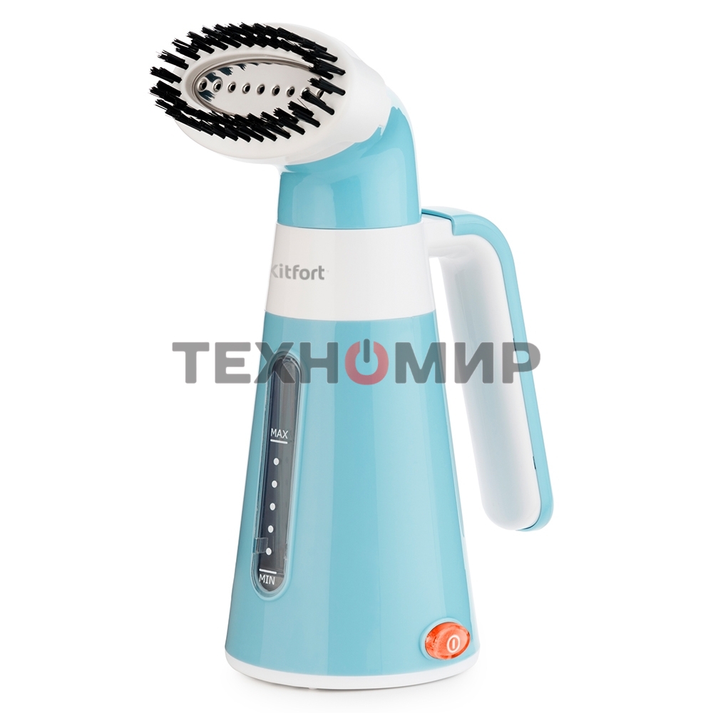 Отпариватель Kitfort КТ-928-3 бирюзовый/белый, 600 Вт, 15 г/мин, 100 мл