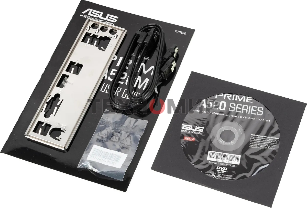 Материнская плата ASUS PRIME A520M-K, AM4, AMD A520, 2xDDR4, 4xSATA, 1xM.2, 1xPCIe 3.0 x16, 1xPCIe x1, 1xHDMI, 1xVGA, 1x 1Gb LAN, 2xUSB-A 2.0, 4xUSB-A 3.2 Gen 1, 3x3.5 мм, 7.1, mATX