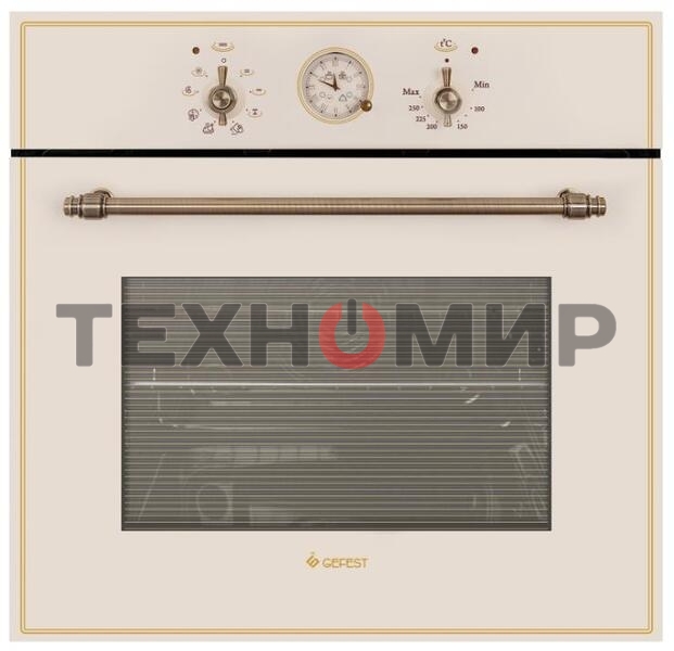 Духовой шкаф электрический встраиваемый Gefest ЭДВ ДА 622-02 В85 кремовый