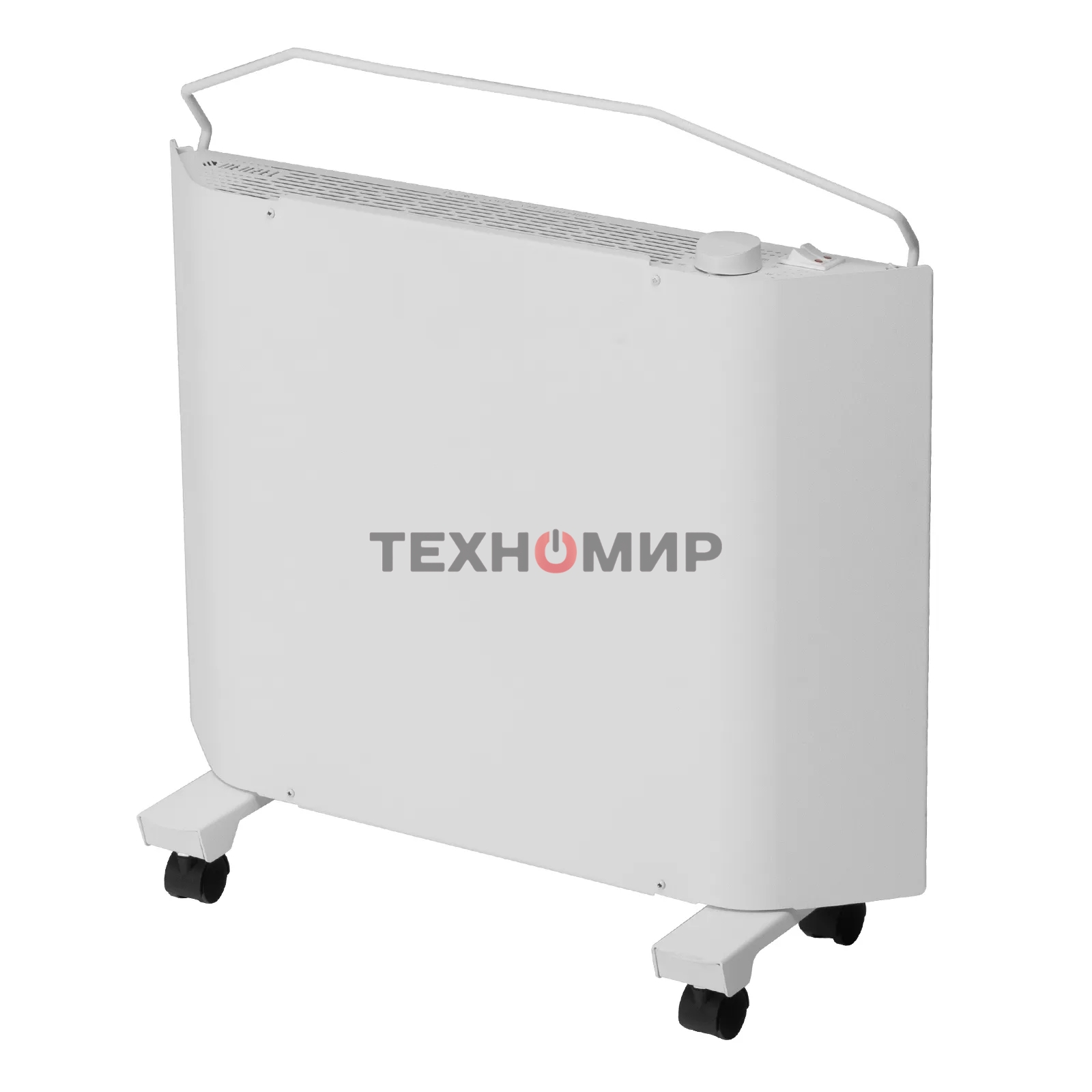 Конвектор электрический Denzel XCE-1000 белый, 1000 Вт, 15 м2, термостат