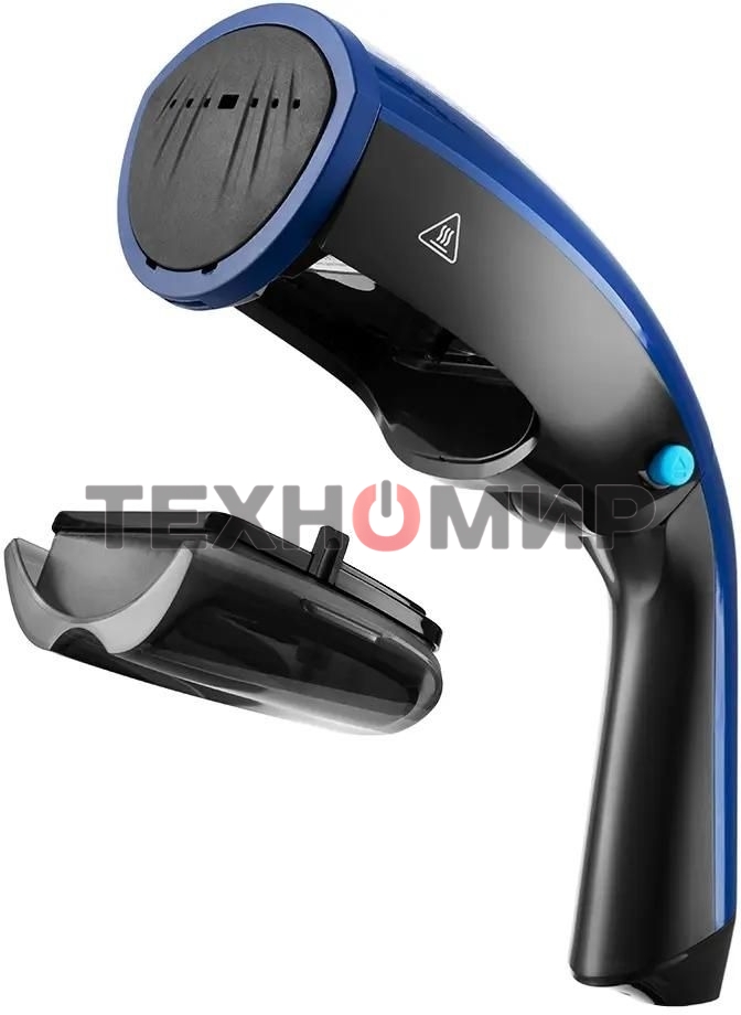 Отпариватель Kitfort КТ-987 черный/синий, 1200 Вт, 12 г/мин, 100 мл