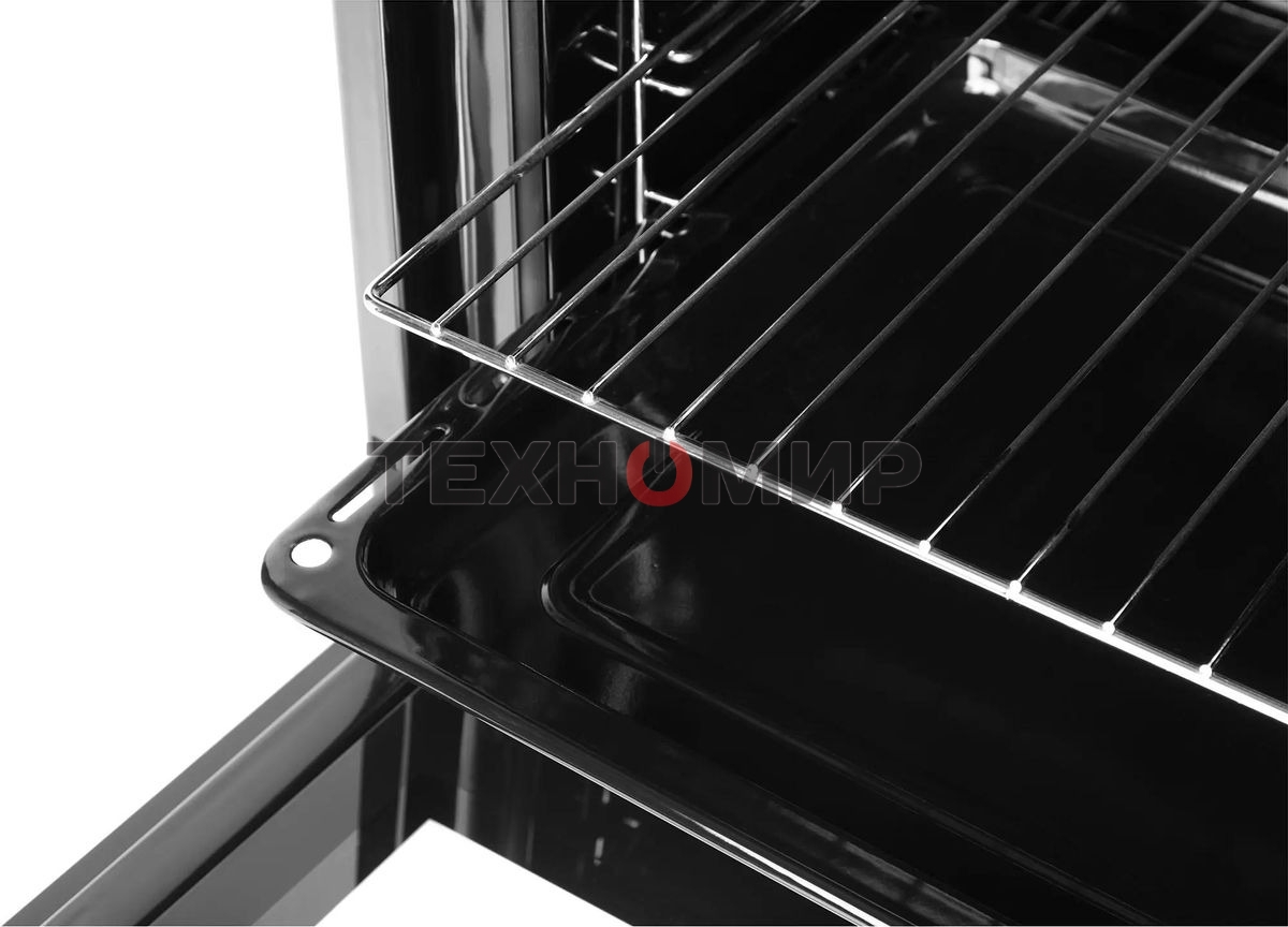 Встраиваемый духовой шкаф электрический Hyundai HEO 6230 BG черное стекло