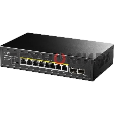 Коммутатор Cudy GS1008PS2 (L2) 8x1 Гбит/с 2SFP 8PoE+ 120W неуправляемый