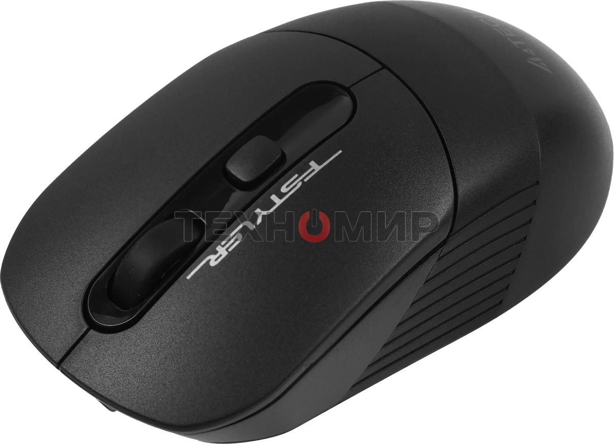 Мышь беспроводная A4Tech Fstyler FB10C черный, 2000 dpi, радиоканал, Bluetooth, USB, кнопки - 4