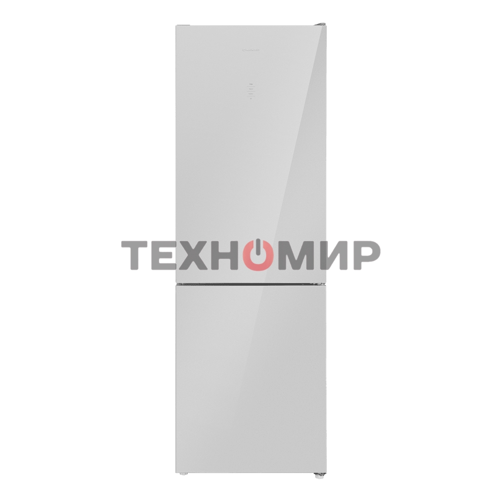 Холодильник Maunfeld MFF185NFS серый двухкамерный инвертор 240/100л морозилка снизу, No Frost