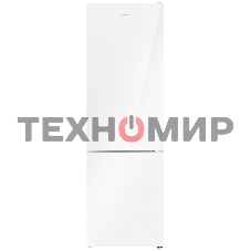 Холодильник Maunfeld MFF200NFW белый глянц. двухкамерный 271/106л морозилка снизу