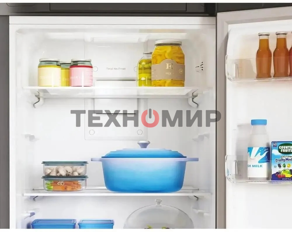 Холодильник Indesit ITS 5180 G серебристый двухкамерный 220/78л морозилка снизу, No Frost