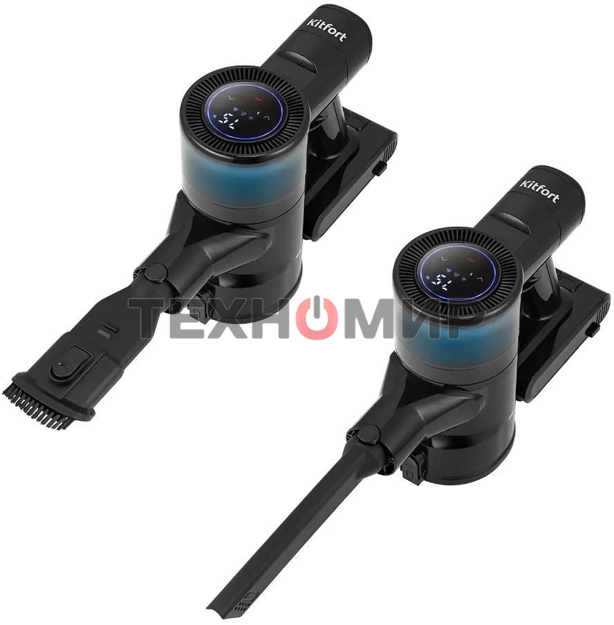 Вертикальный пылесос Kitfort КТ-5283, 350Вт, черный/черный