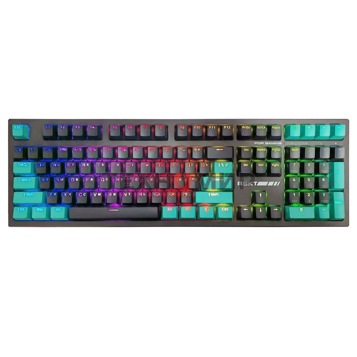 Клавиатура Raskat KM002 проводная, USB Type-A, серый