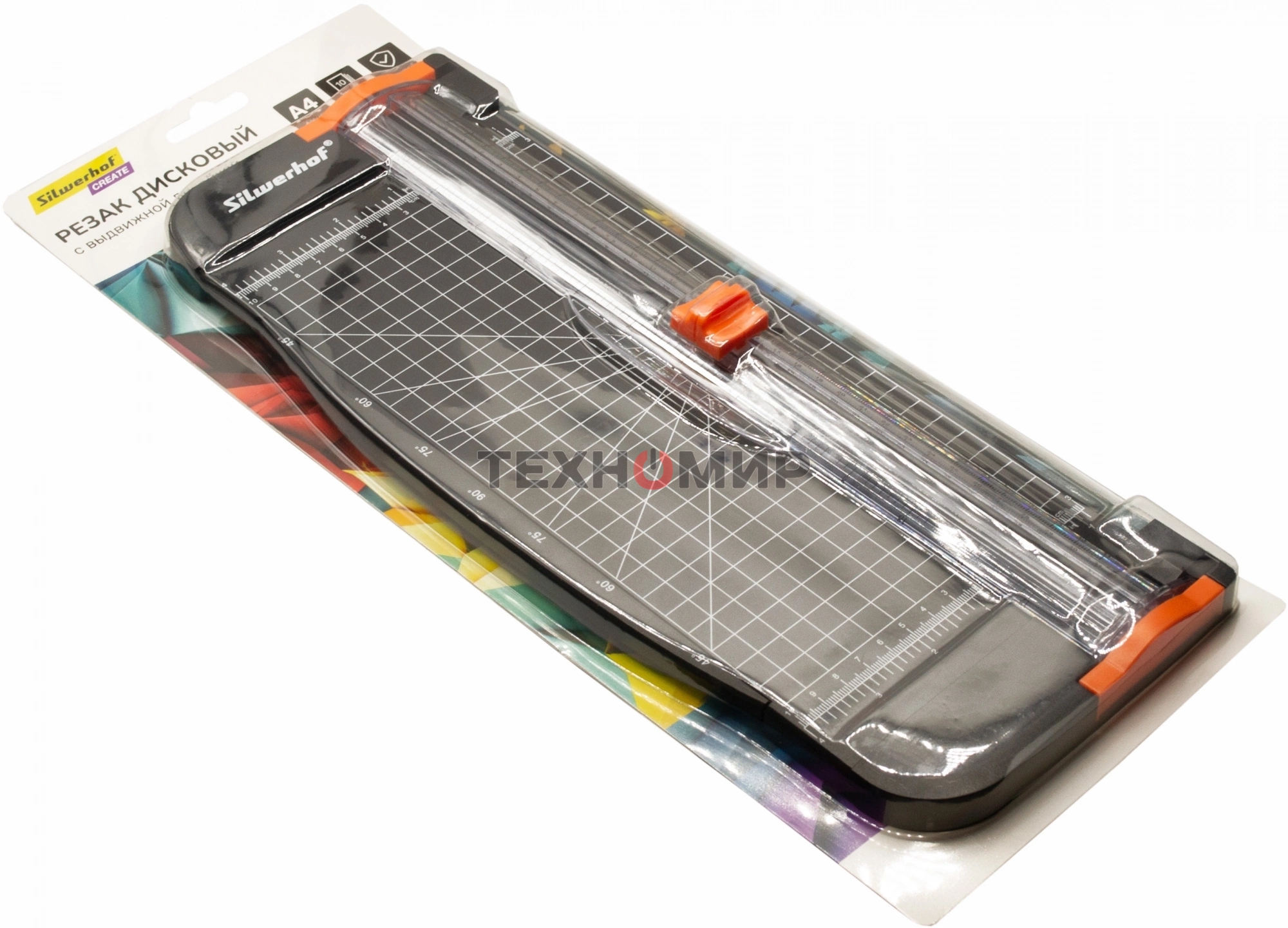 Резак дисковый Silwerhof Create A4/10лист./380мм/ручн.прижим