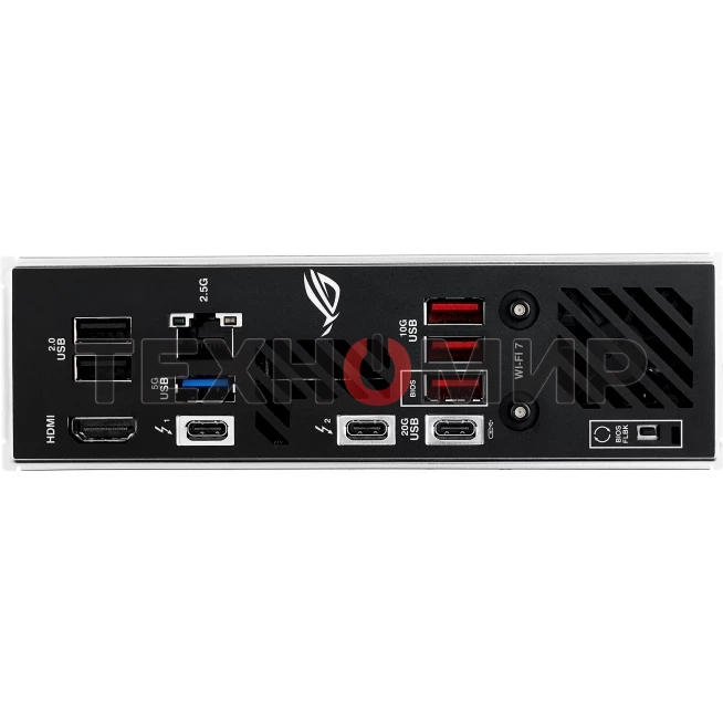 Материнская плата ASUS ROG STRIX Z890-I GAMING WIFI, LGA1851, Intel Z890, 2xDDR5, 2xSATA, 2xM.2, 1xPCI-E 5.0 x16, 1xHDMI, 2xThunderbolt 4, 1x2.5Gb LAN, 9xUSB-A, 1xUSB-C, 5.1, Mini-ITX