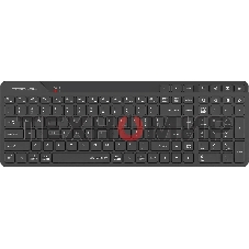 Клавиатура A4Tech FBK27C AS беспроводная, Bluetooth, радиоканал, чёрный