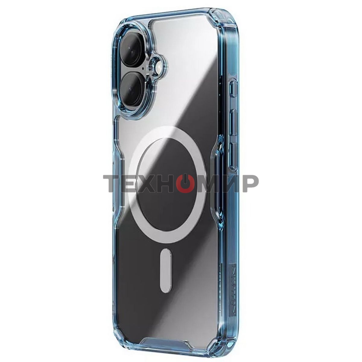 Чехол Nature TPU Pro Magnetic Case, синий, (AP iP16)