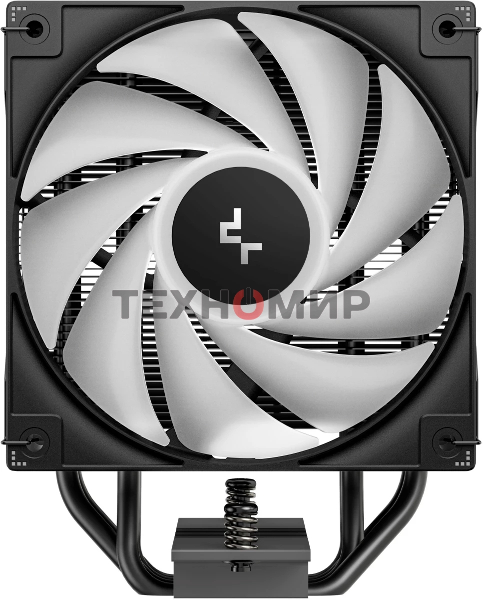 Кулер для процессора DEEPCOOL AG400 BK ARGb V2 черный 120мм алюминий+медь 2100rpm 31.6db 4-pin 220W 154мм