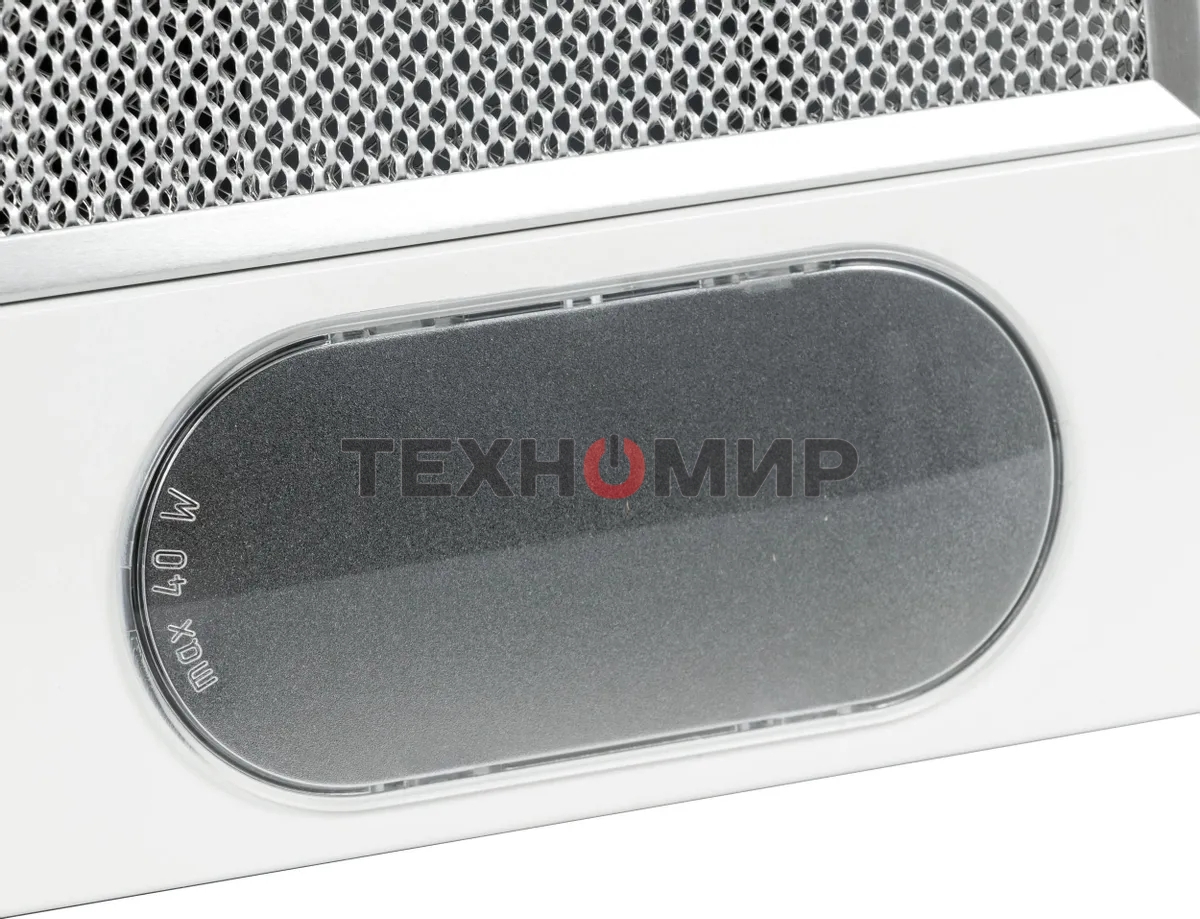 Вытяжка встраиваемая Elikor Интегра 50П-400-В2Л белый, 50 см, 400 куб. м/ч, 57 дБ